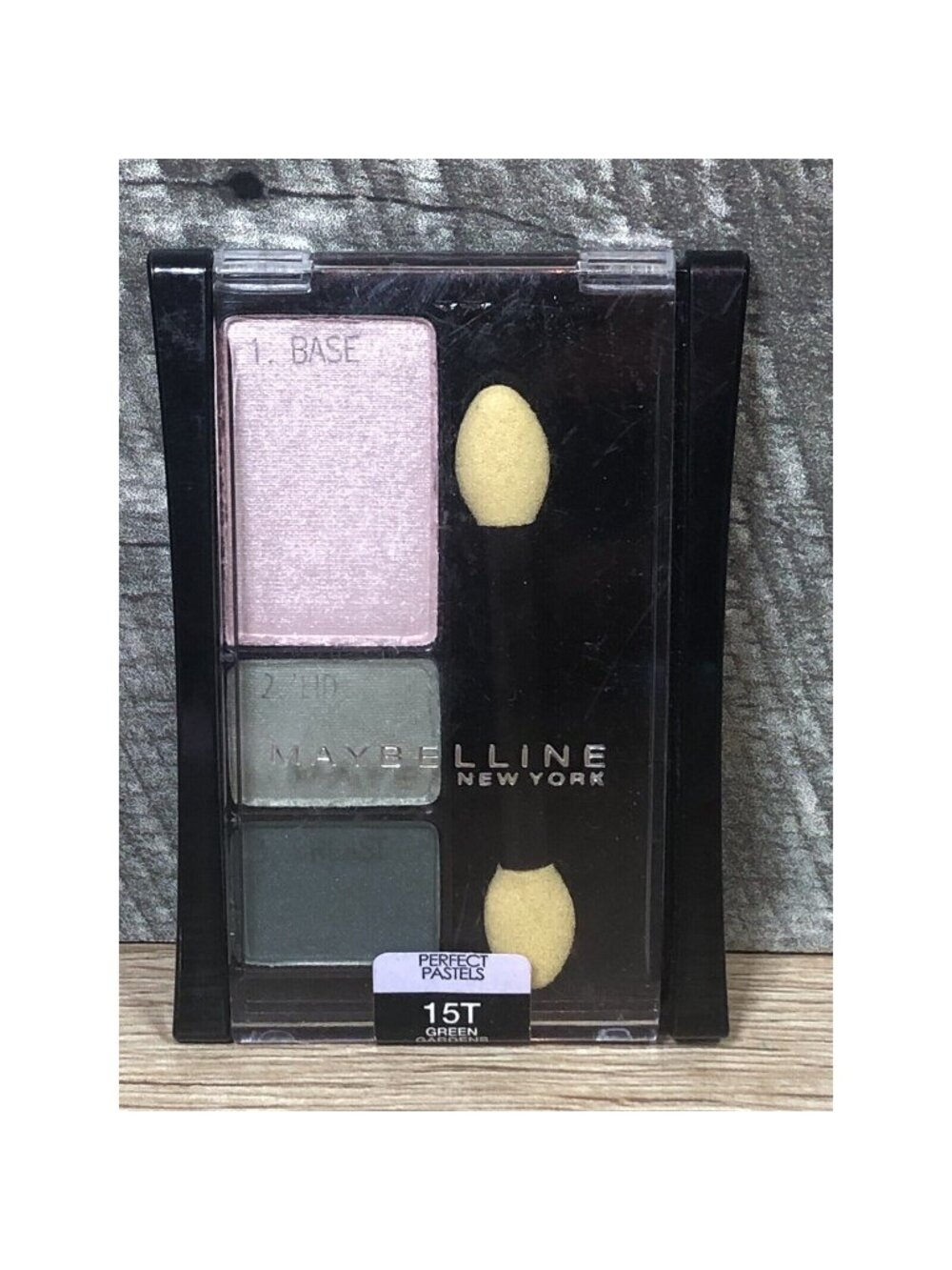 Maybelline Expert Wear Trio GREEN GARDENS 15T Perfect Pastels Full Sz Eyeshadow